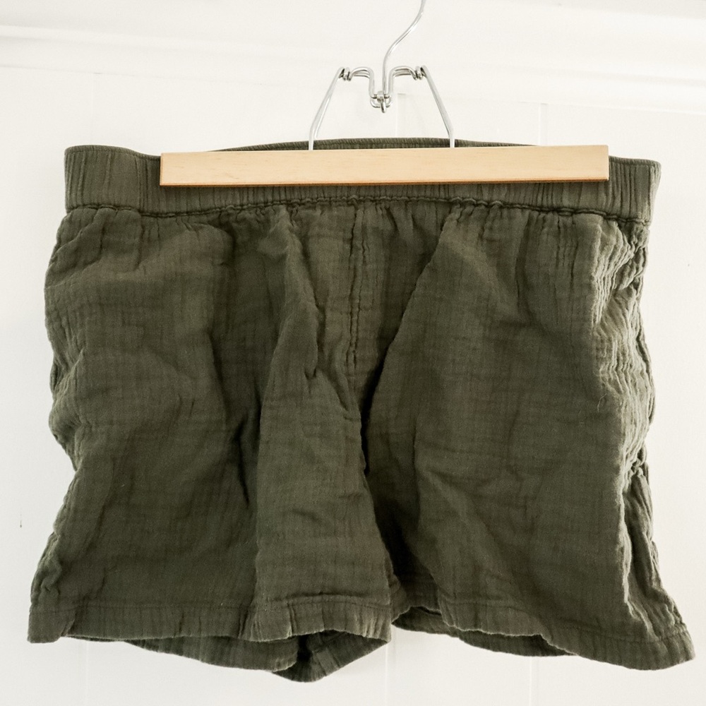 a.n.a Dark Olive Women's Cargo Shorts